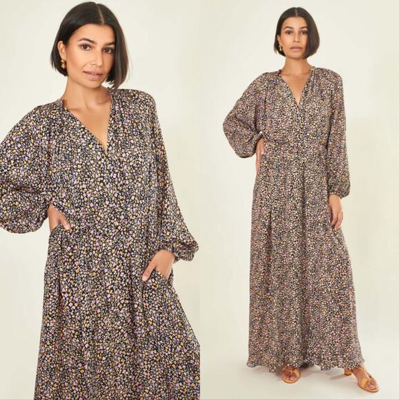 Matteau Voluminous Tunic Floral Dress - Picture 1 of 5
